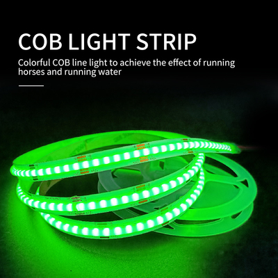 480 ビーズ RGB COB LED ストリップ 120 度 電池式 防水