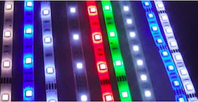 12V 24V 3528 Smd Dimmable LEDの滑走路端燈の景色ランプ120 LED/M 8mm PCBの幅