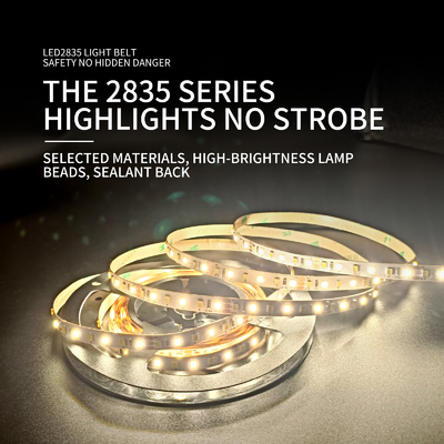 12V SMD LEDの適用範囲が広いストリップ2835浴室ミラーのための120のランプの極度の狭いところ5mm