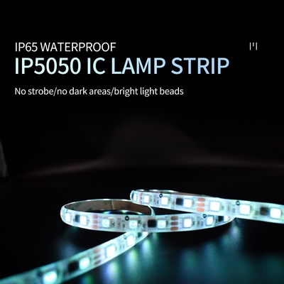 接着剤の低下 IP65 はストリップ Rgb Smd 5050 外的な WS2811 流水 5050RGB60 を導きました